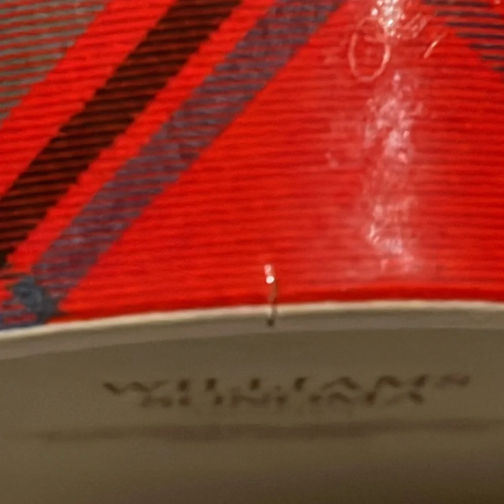 Williams Sonoma Tartan Plaid Mug
